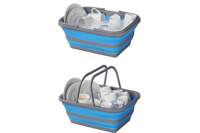 Zložljiva potovalna skleda ProPlus 370303V01 silikonska skleda 16L