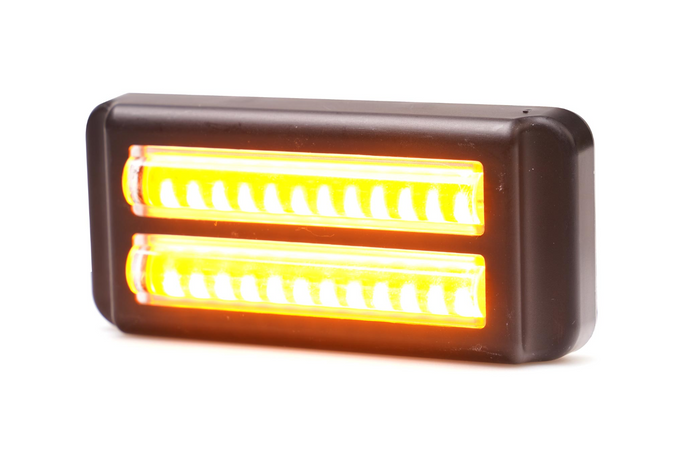 Opozorilna lučka WAŚ 2469 W284 LED utripajoča lučka oranžna GLAVNA/PODREJENA