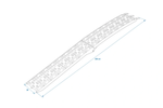 ProPlus 390096 zložljive aluminijaste rampe za prikolice 220 cm 680 kg komplet 2 kosov