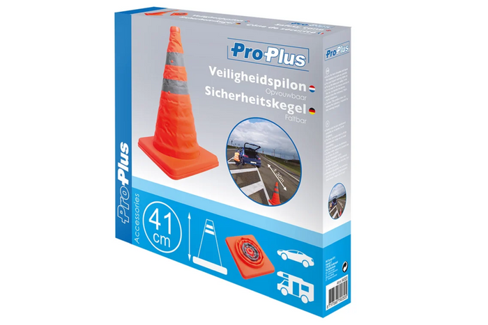 ProPlus 540320 zložljiv prometni stožec, opozorilni stožec, 41 cm