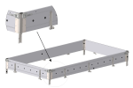 Aluminijaste stranice OUTLET BIS H-300 za prikolici TEMARED TRANSPORTER 3217/2 in HOCHLADER 320/2 