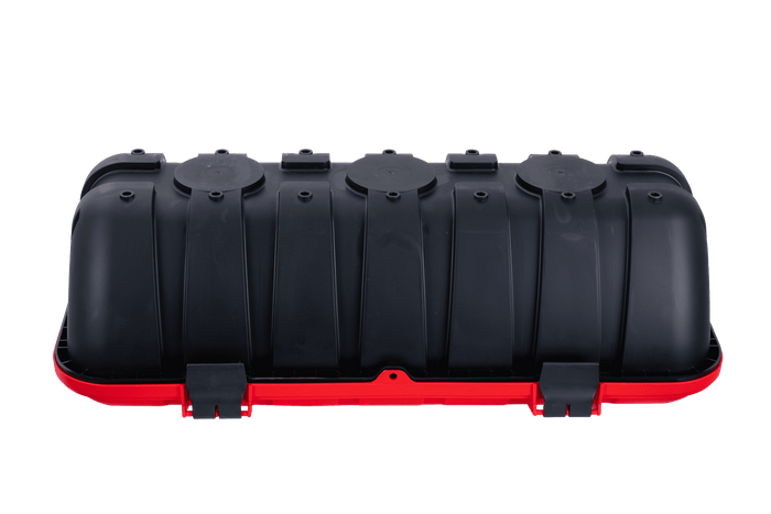 Škatla za gasilni aparat 9/12kg DAKEN 82510 STRIKE 707x322x239mm rdeča
