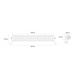 LED delovna luč TruckLED LB0004 40xLED 4453lm COMBO