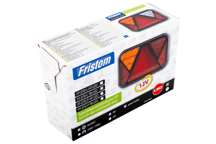 Zadnja luč FRISTOM FT-270 LED CANBUS 6 funkcij levo