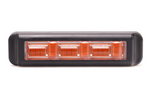Opozorilna lučka WAŚ 2466 W285 LED utripajoča lučka oranžna GLAVNA/PODREJENA