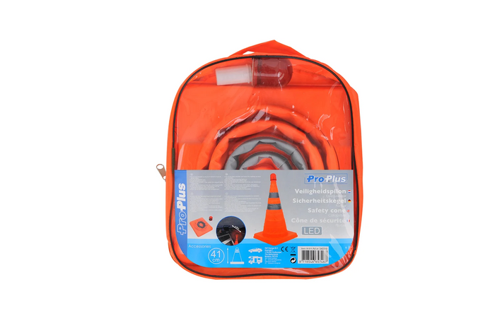 ProPlus 540319 LED prometni stožec, zložljiv opozorilni stožec, 41 cm