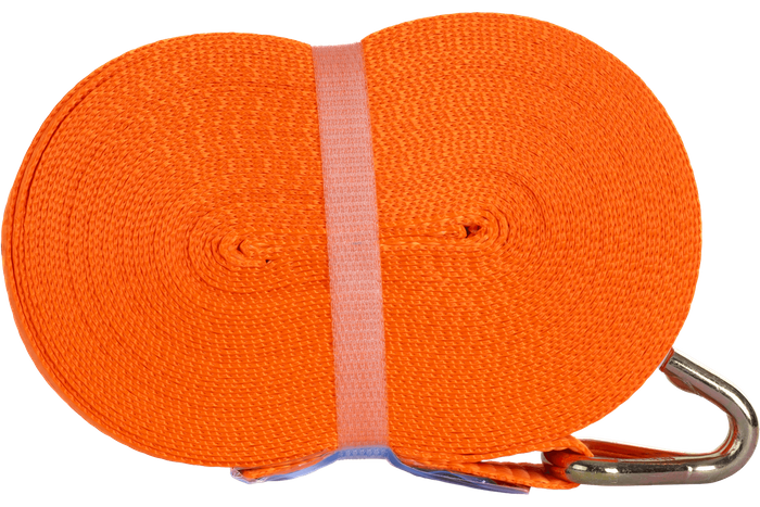 UNITRAILER 12m/25mm/1t oranžen pritrdilni trak z napenjalcem