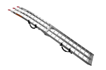 Zložljiva aluminijasta klančina UNITRAILER ALR002 za prikolico 221 cm 340 kg s pasom