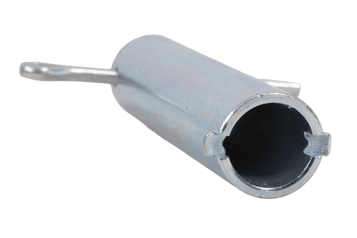 KNOTT 406699.001 os podpornega kolesa, puša 93x20mm